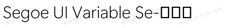 Segoe UI Variable Se字体转换